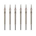Set of 6 Diesel Glow Plugs for Audi Porsche Volkswagen 2.0L L4 3.0L V6
