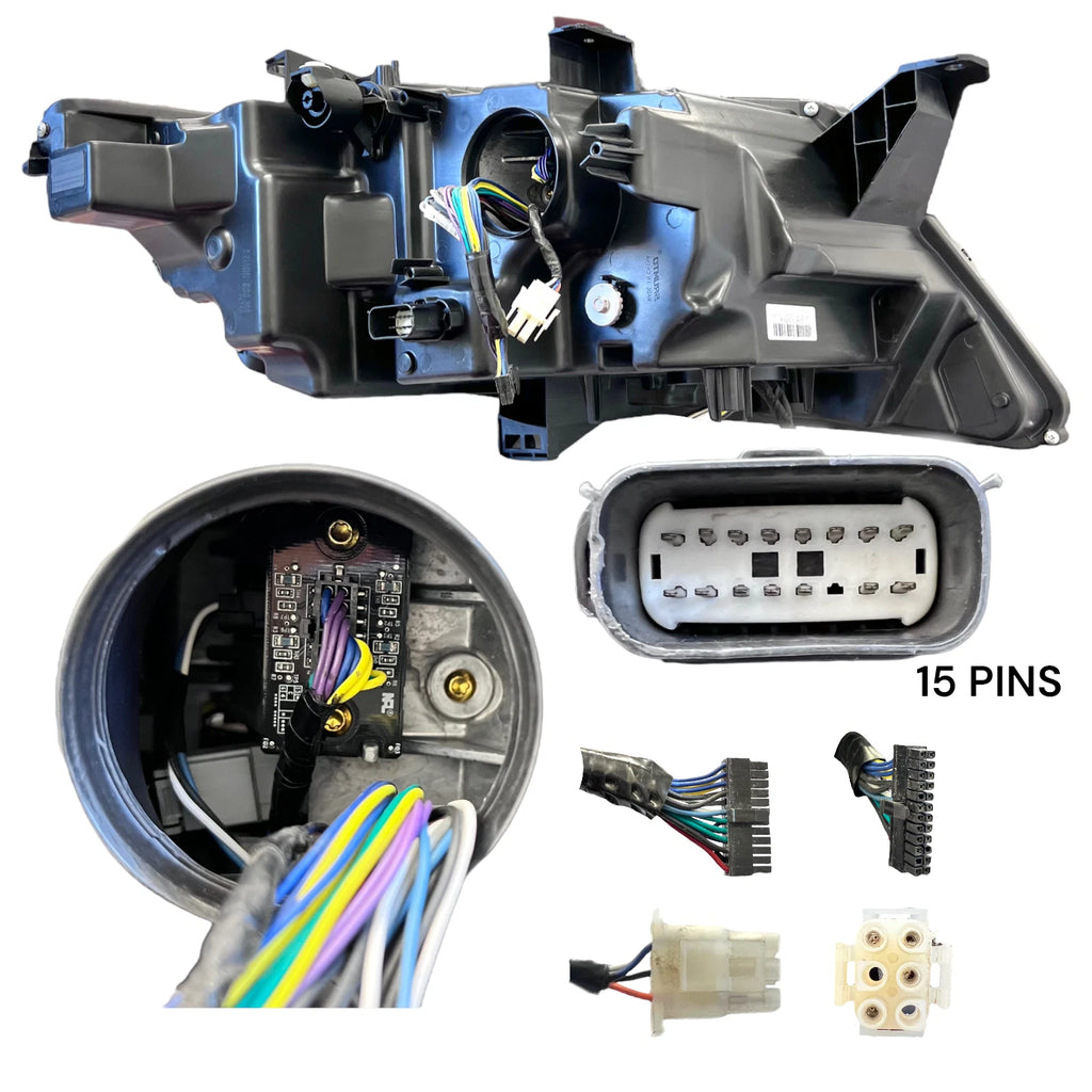 LED Headlight for Lincoln MKX (2016–2018) LH Driver Side w/o AFS w/o Balaster