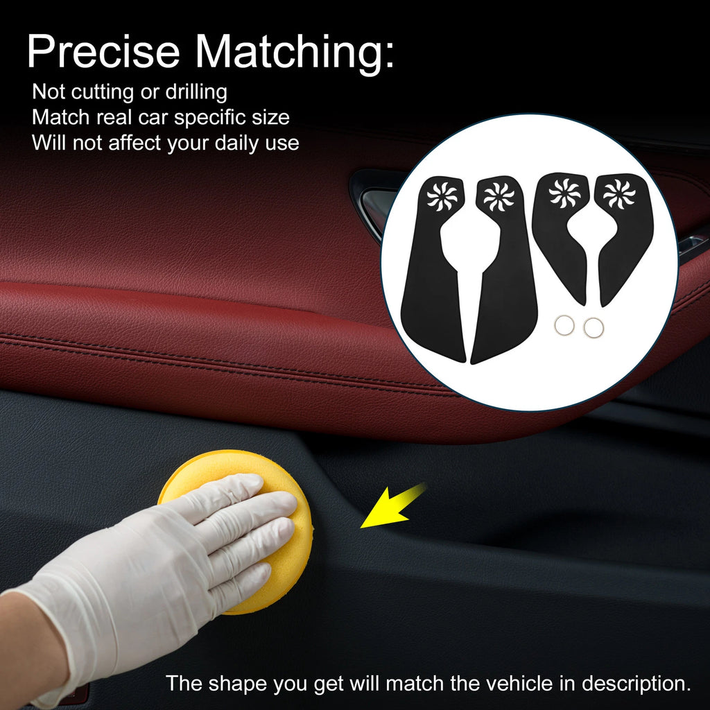 Set of 1 Car Door Anti Kick Pad Sticker Protector for Honda Fit (2014–2019)