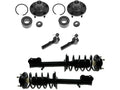Front Strut Coil Spring Wheel Hub Tie Rod Kit for Mazda Tribute (2001–2007) TS388ZV