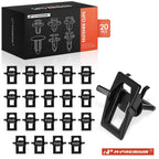 20Pcs Nylon Windshield Upper Garnish Moulding Clips for Chevy 
