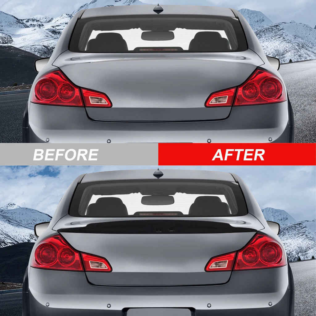 HighKick Glossy Carbon Fiber Trunk Lid Spoiler for Infiniti G37 Coupe (2008–2013)