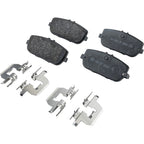 Set of 4 NAO Brake Pads for Mazda MX-5 Miata (2006–2015)
