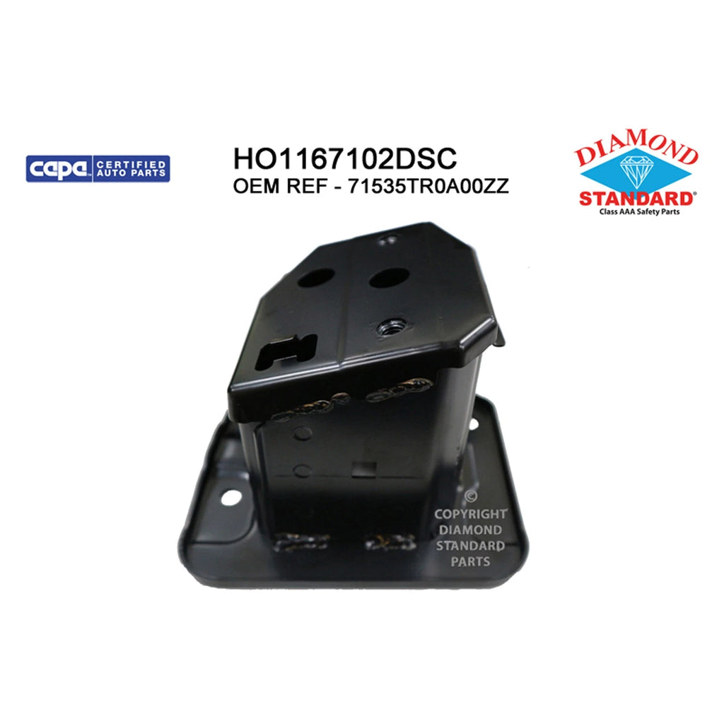 Replacement Steel Front Passenger Side Bumper Impact Bar Bracket for Toyota