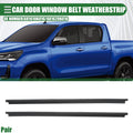 Set of 2 Front Left Right Door Window Belt Weatherstrip for Toyota Hilux (2005–2014)
