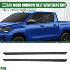 Set of 2 Front Left Right Door Window Belt Weatherstrip for Toyota Hilux (2005–2014)
