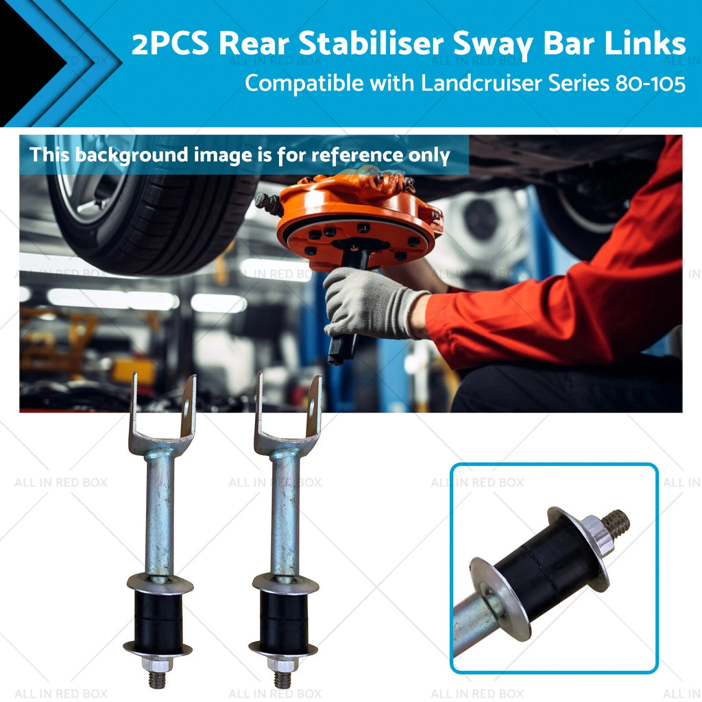 Pair Rear Stabiliser Sway Bar Links for Toyota Landcruiser (1990–2007)