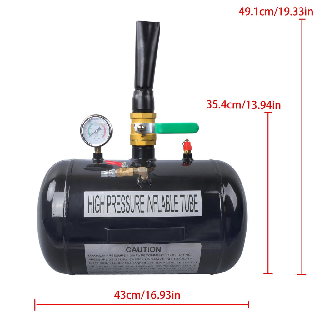 5 Gallon Tire Bead Seater Blaster Tool for Truck ATV