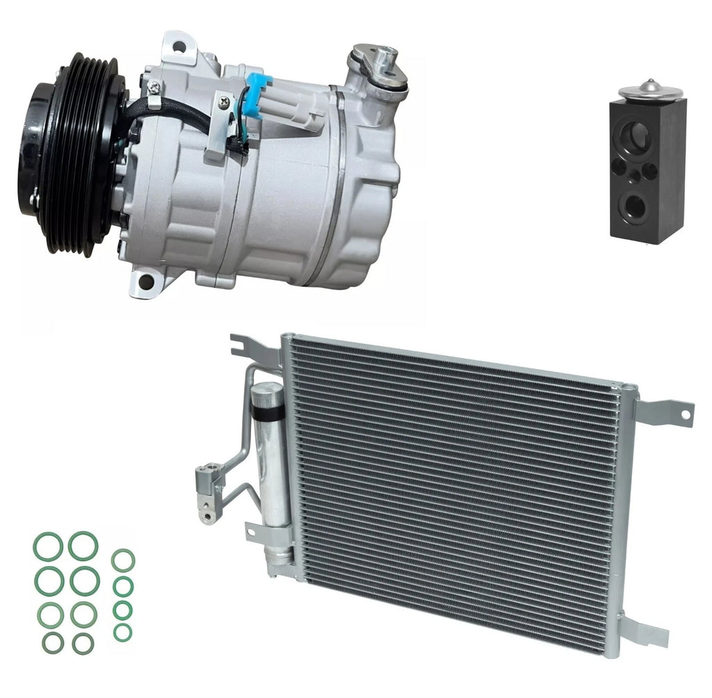AC Compressor Kit with Condenser for Pontiac Solstice 2.0L (2008–2009)