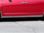 4p Luxury FX Chrome 3.19' Lower Rocker Molding Trim for 06-12 Ford Fusion