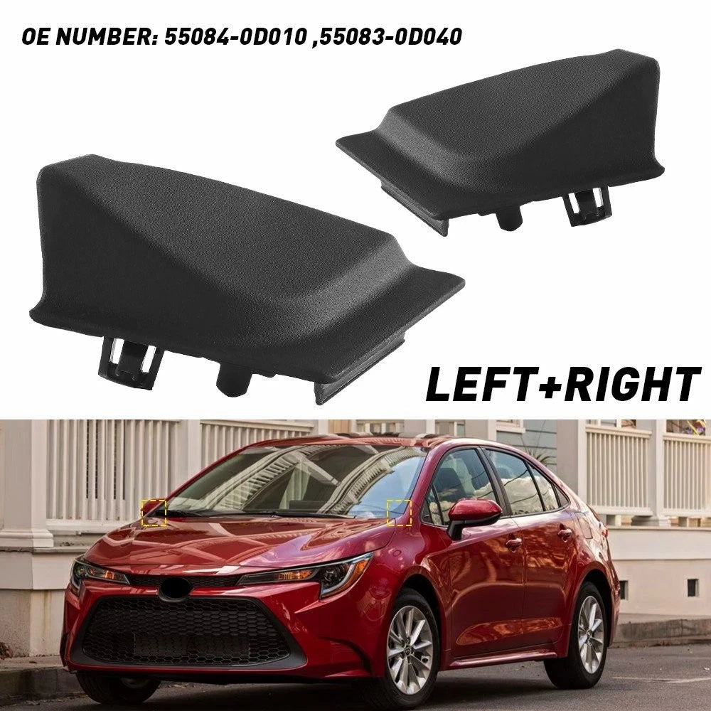 Windshield Front Wiper Side Extension Cowl Cover Trim for Toyota Corolla (2020–2022)