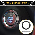 Engine Start Stop Button Switch Knob Cover Ring for Ford Maverick (2022)