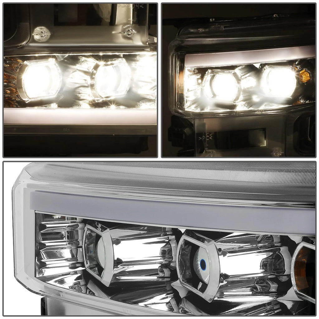 LED DRL Quad Projector Headlight Lamps for Silverado 1500 (2019–2021)