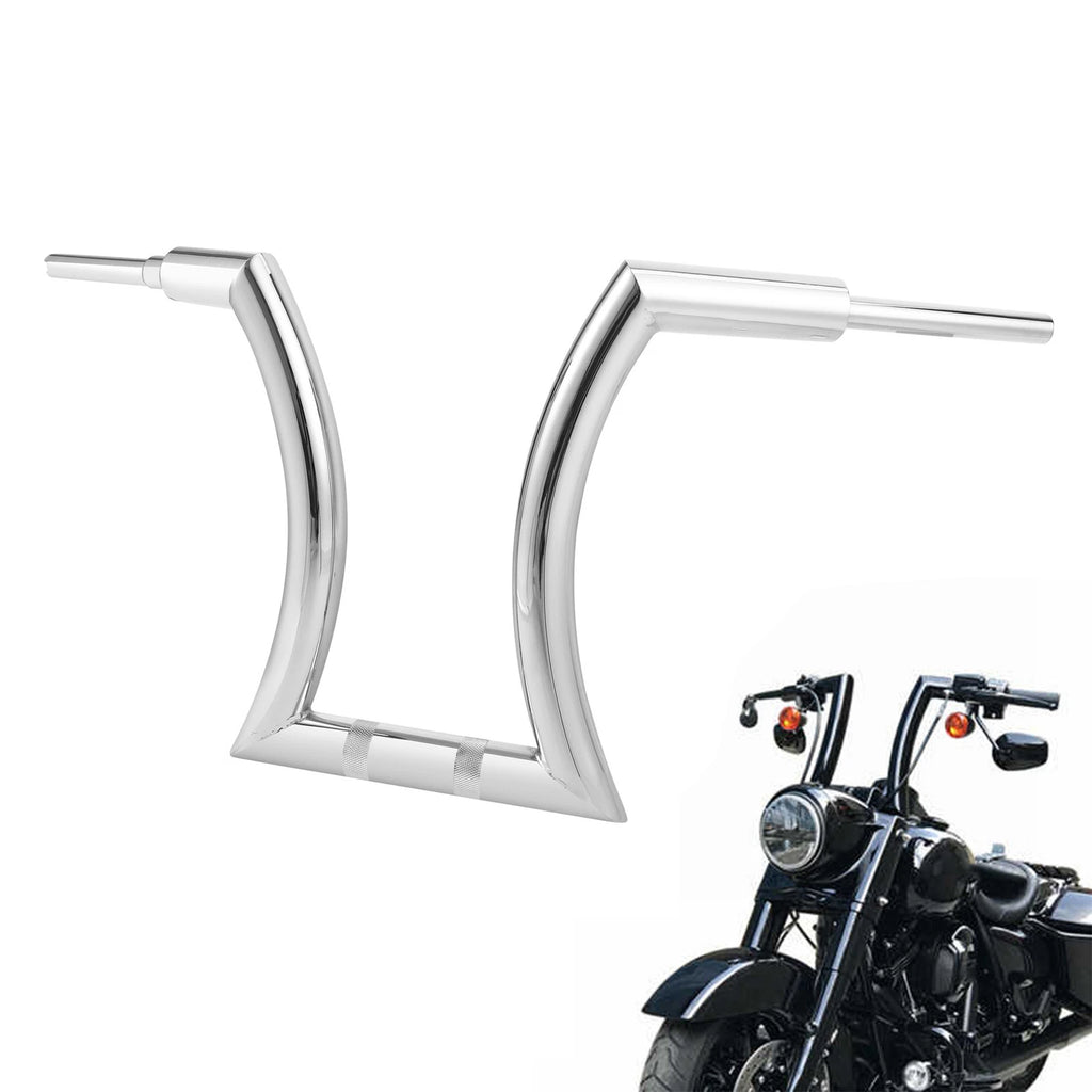 18" Rise 2" Hanger Bar Handlebar for Harley Softail Fatboy
