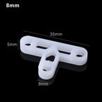 100 Plastic Spacers 8mm for Brick Wall and Deck Board (Leveling Systems)