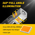LED Turn Signal Light 3157 Amber Canbus Bulb for Chevy Silverado 1500 (1999–2013)