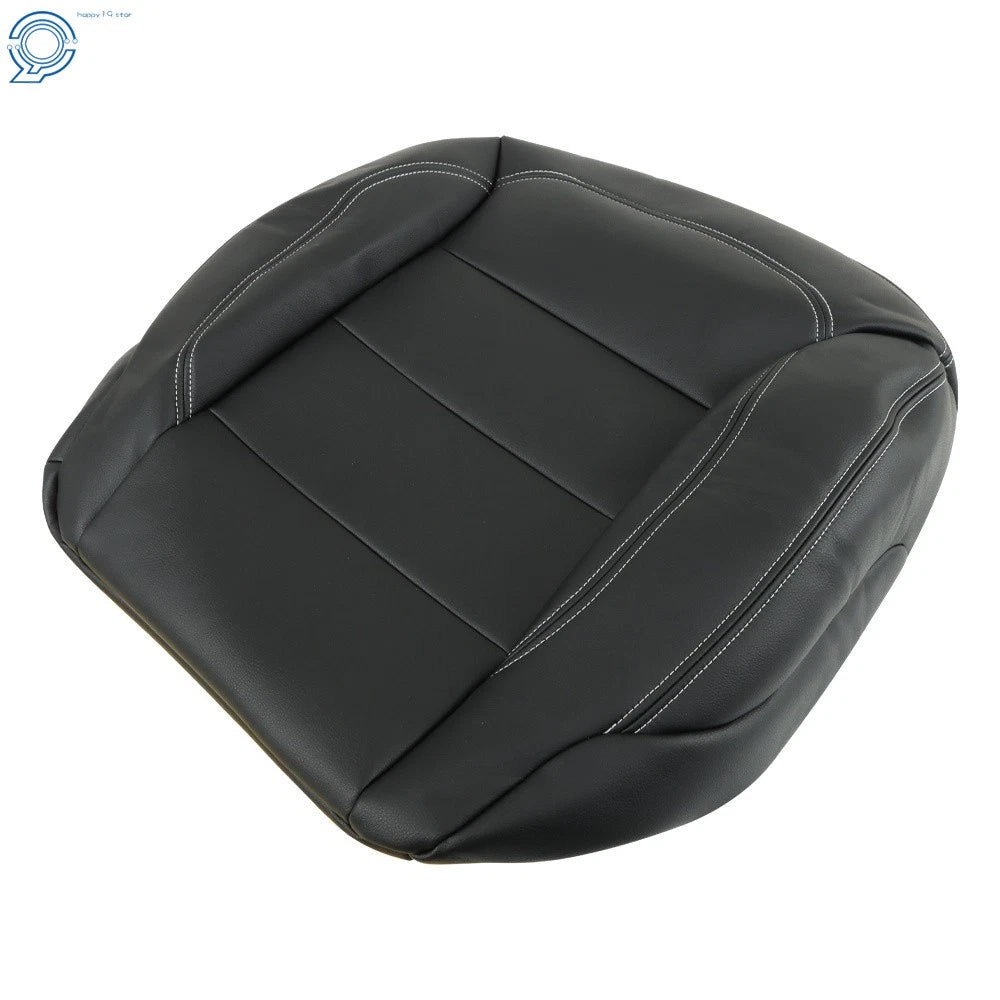 Set of 2 Front Seat Covers for Mercedes Benz ML350 ML550 (2012–2015) Black Leather