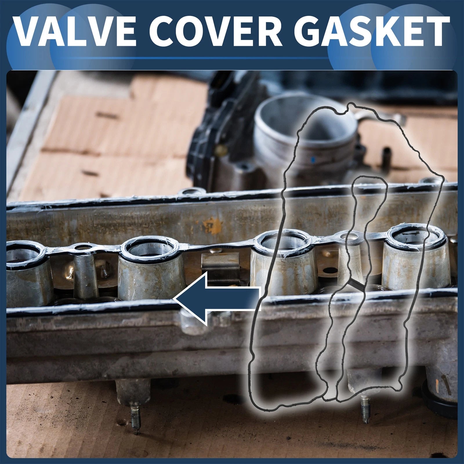 Valve Cover Gasket No. 11127566288 for BMW 5 Series (2009–2013)