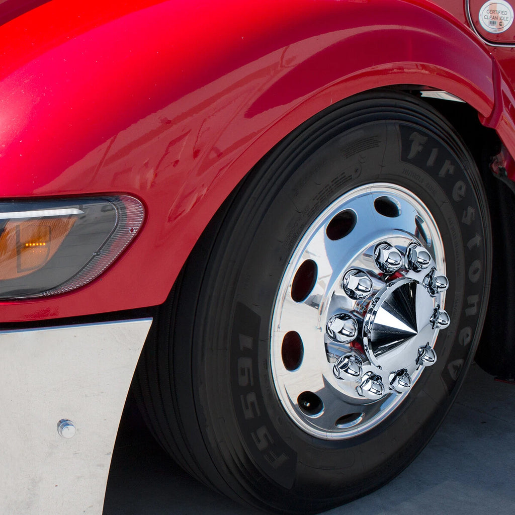 Chrome Bullet Lug Nut Covers 33mm Push-On for Ford F-150 (2004–2020)
