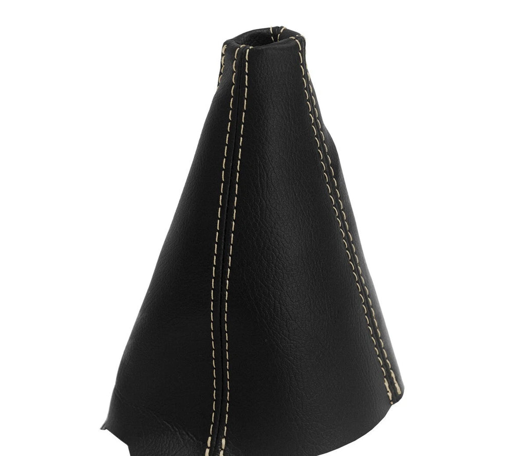 Leather Manual Shift Boot Cover for Acura CL (2001–2003) Beige Stitch