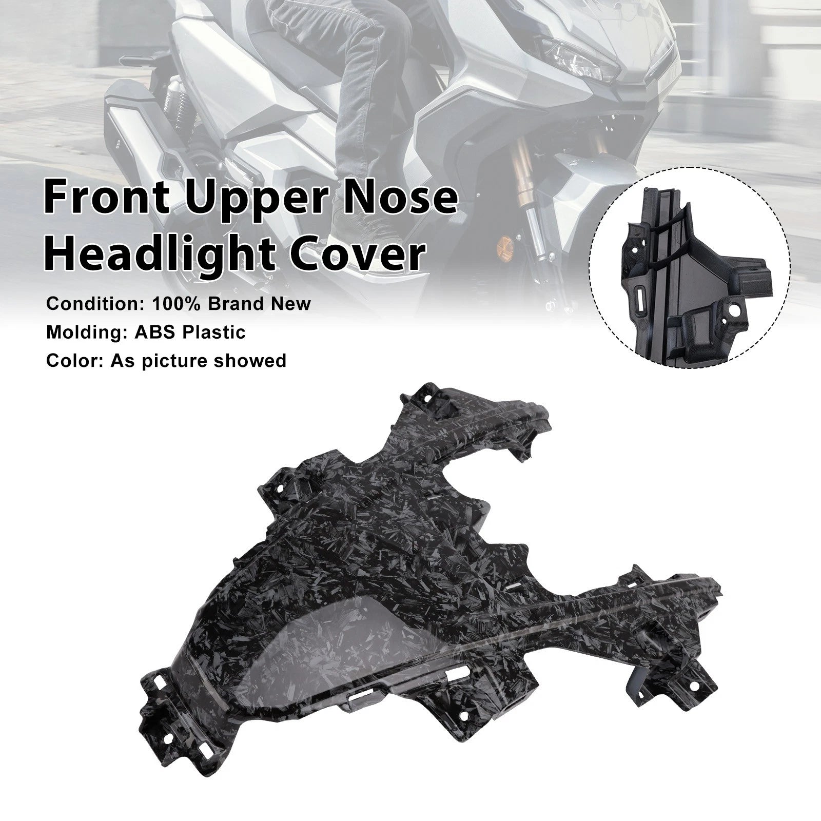 Front Nose Headlight Panel Cover for Honda ADV350 (2022–2025)