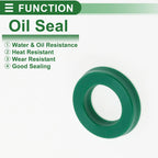 Set of 5 Oil Seal Ring 15x25x5mm for Rotary Shaft (High Pressure)