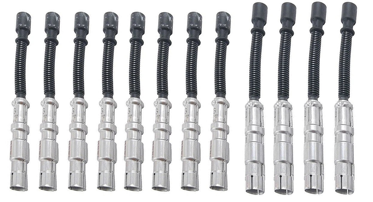 Set of 12 Bosch Spark Plug Wire Set for Mercedes