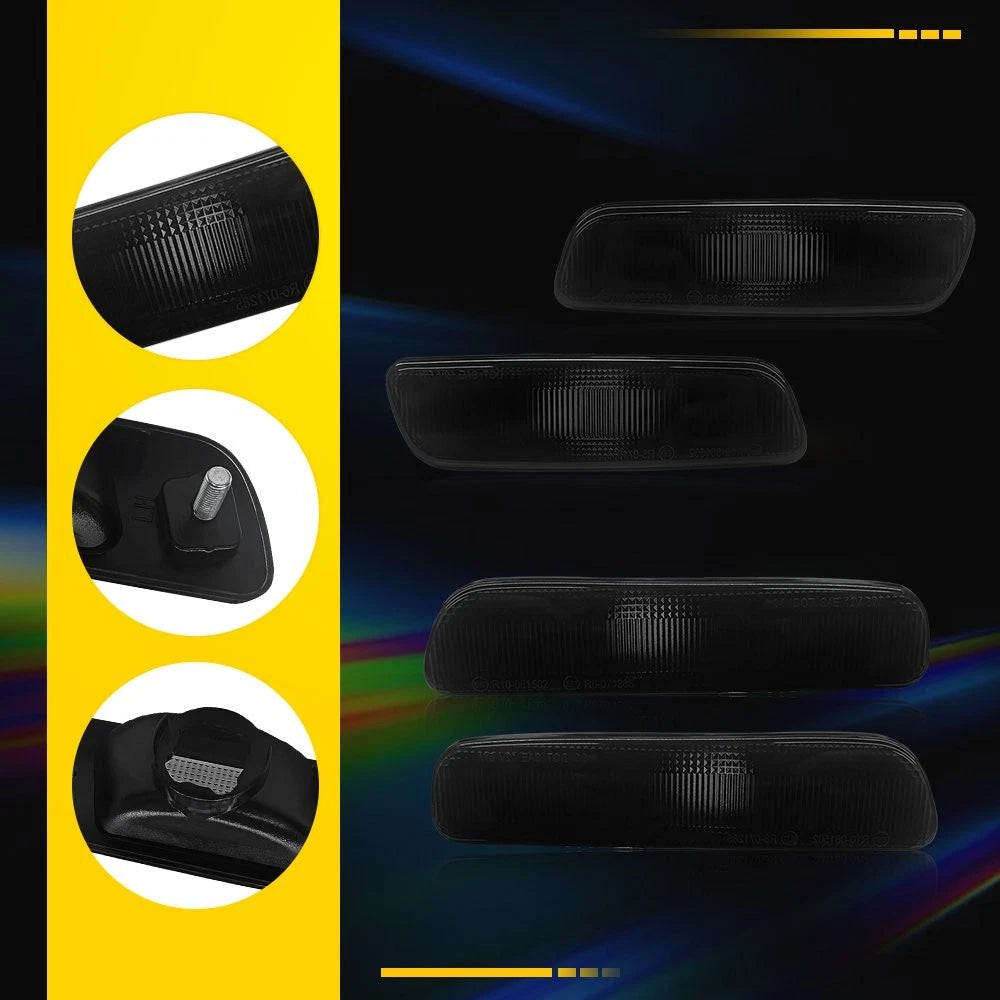 Set of 2 Smoked Side Marker Lights for Lexus IS300 (2001–2005)