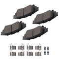Set of 4 Rear Ceramic Brake Pads for Lexus IS200T (2016–2017) / IS250 (2014–2015)