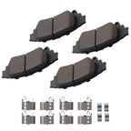 Set of 4 Rear Ceramic Brake Pads for Lexus IS200T (2016–2017) / IS250 (2014–2015)