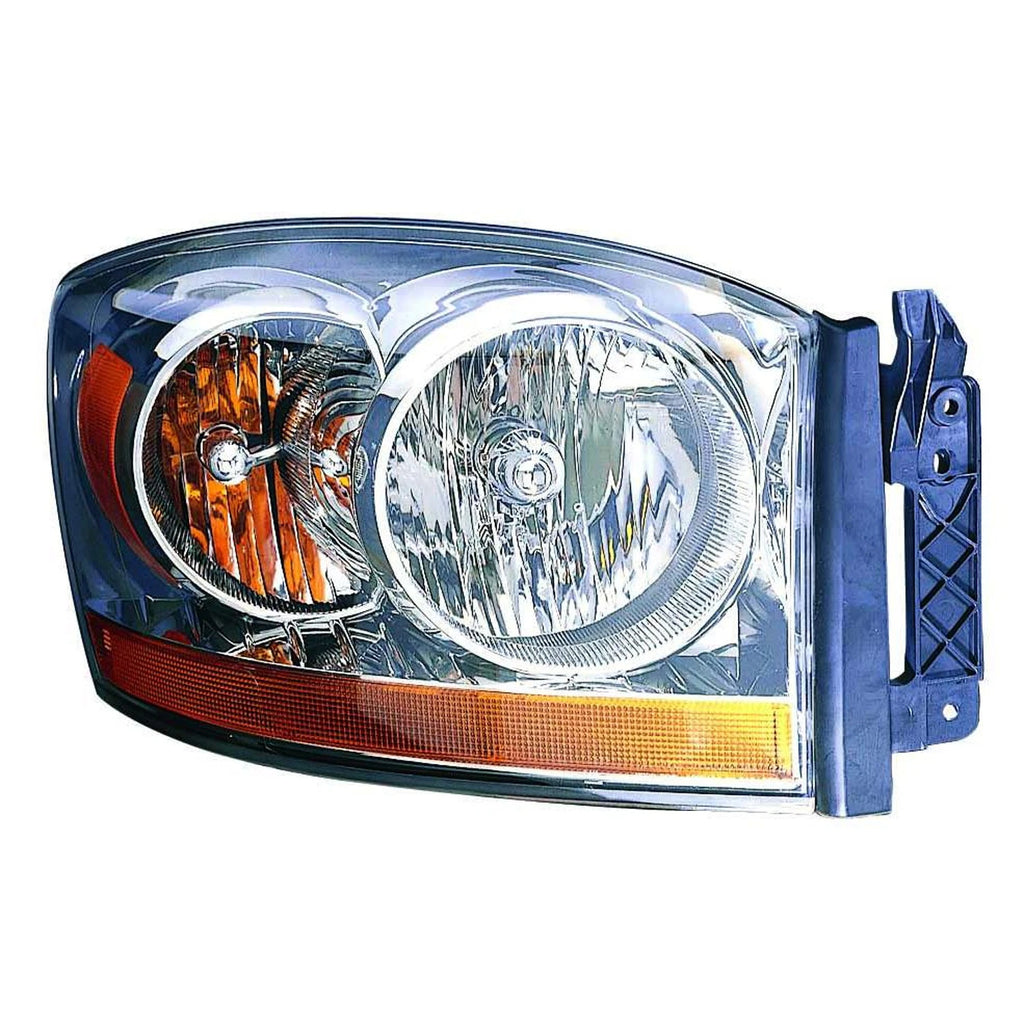 Replacement Passenger Side Head Light Lens/Housing w/o Black Bezel