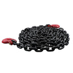 Set of 2 Steel Chains with Hooks for Transportation (12000 lbs Load)