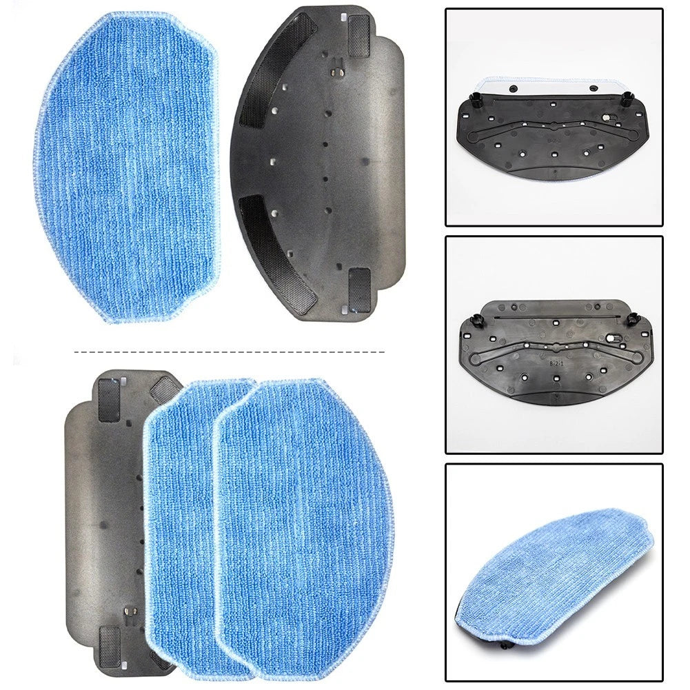 Mop Bracket and Pads Kit for BR150 BR151 Robot Vacuum Cleaner