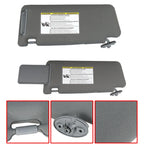 Set of 2 Sun Visors for Toyota Tacoma (2005–2015) Gray