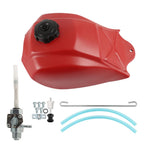 Plastic Fuel Tank & Gas Cap for Honda ATC250SX (1985–1987) Red