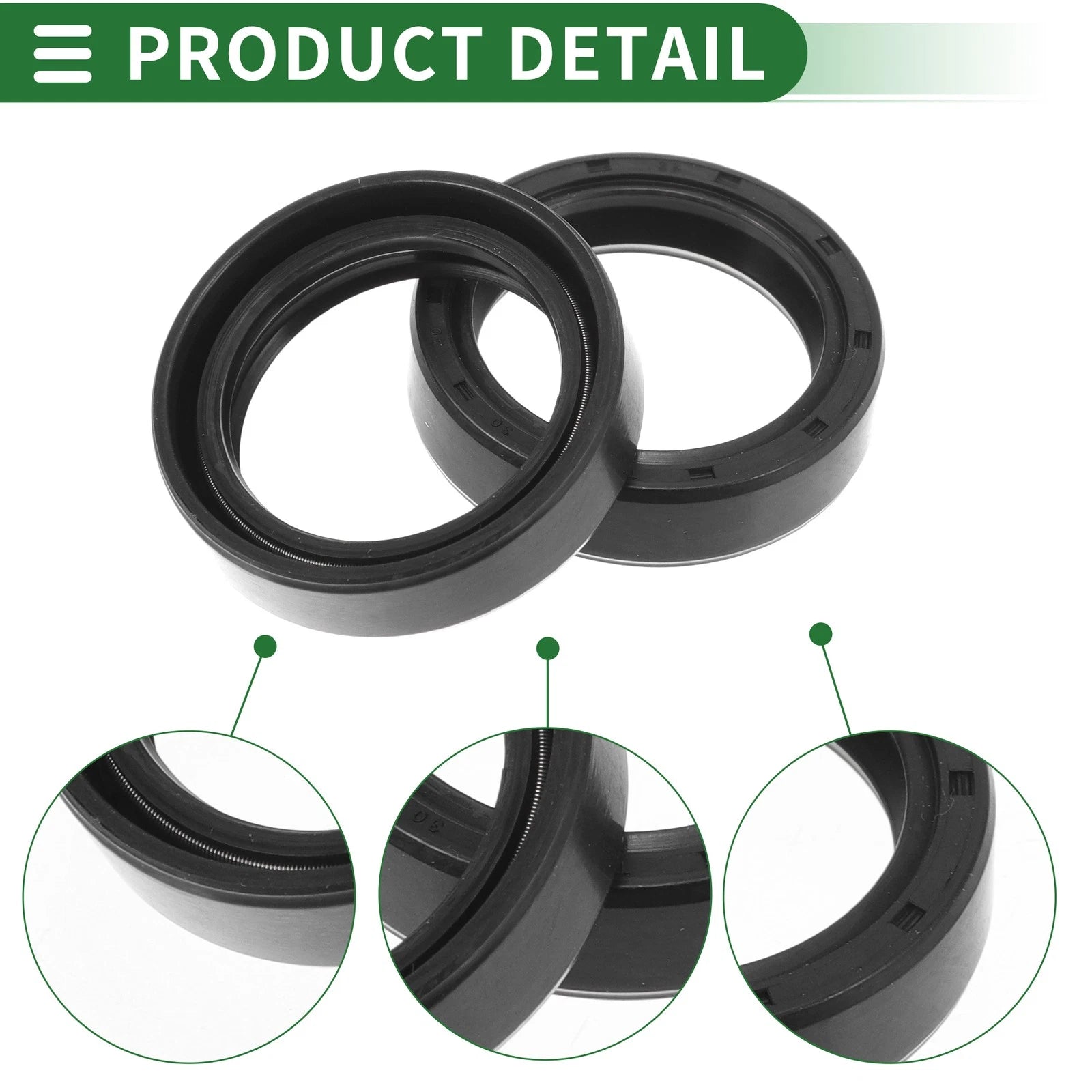 Set of 5 Oil Seal Rotary Shaft Seal NBR Rubber 30x40x10mm