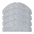 Set of 4 Mop Cloths for Vyzzle D10 Robotic Vacuum Cleaner