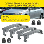 Set of 4 Outside Door Handles for Toyota Camry (2012–2017)