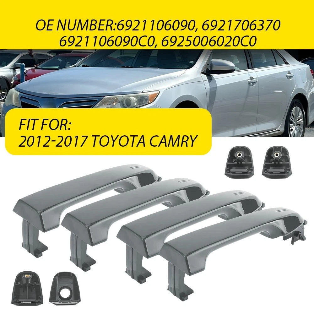 Set of 4 Outside Door Handles for Toyota Camry (2012–2017)