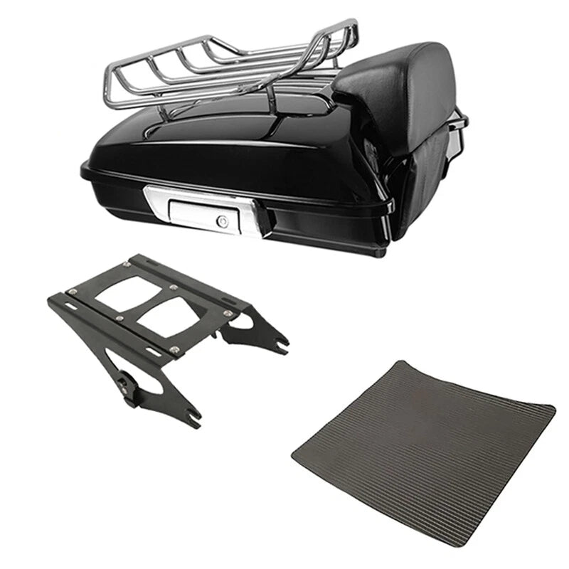 Black Razor Trunk Mount Rack for Harley Touring Street Electra Glide (2014–2026)