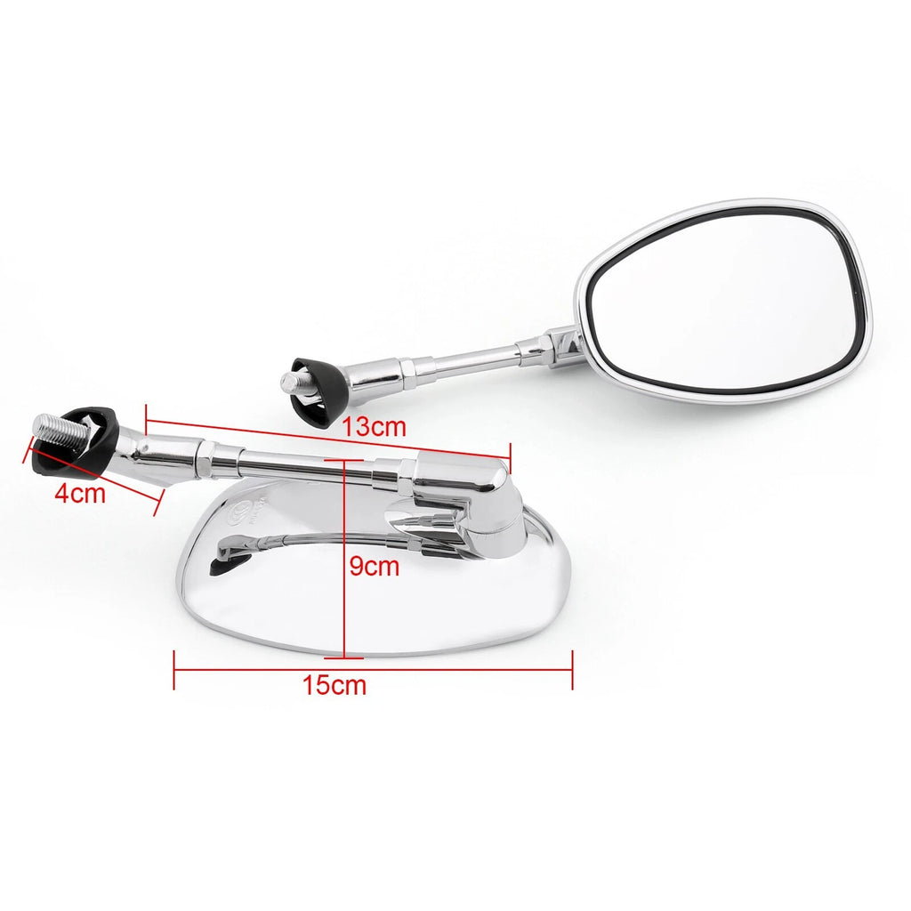 10mm Motorcycle Rear View Mirrors for Suzuki GSF250 Bandit 250/400/600 SV1000 (1995–2006)