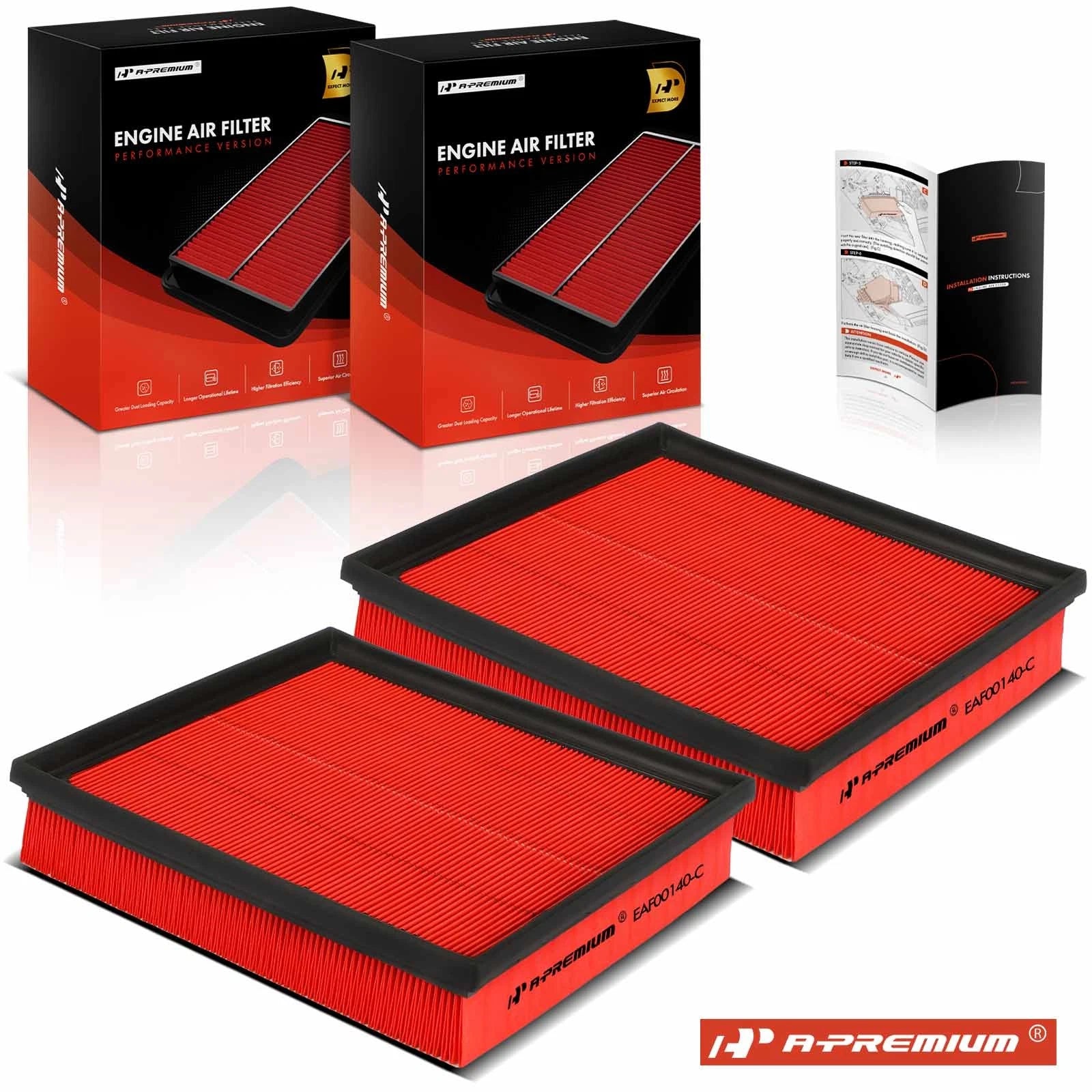 High Performance Engine Air Filter for Chevrolet Impala Buick Allure (2012–2015)