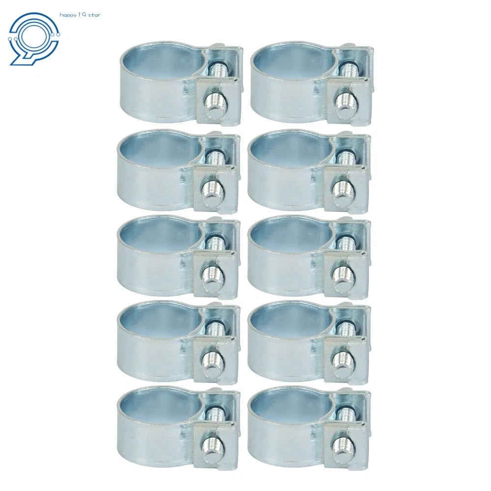 Set of 10 Fuel Injection Hose Clamps 19/32" (13mm-15mm)