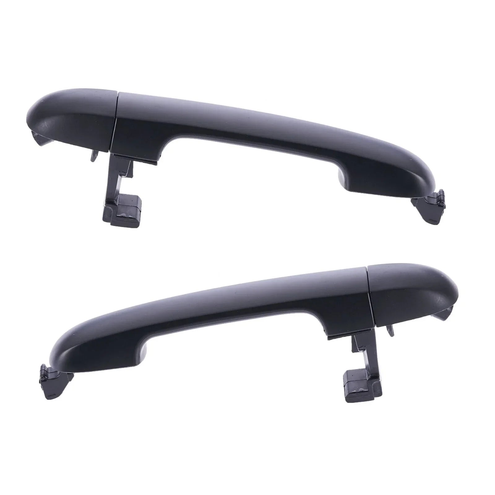 Door Handle Outer Set of 2 Black Rear Left & Right for Hyundai i30 (2007–2012)