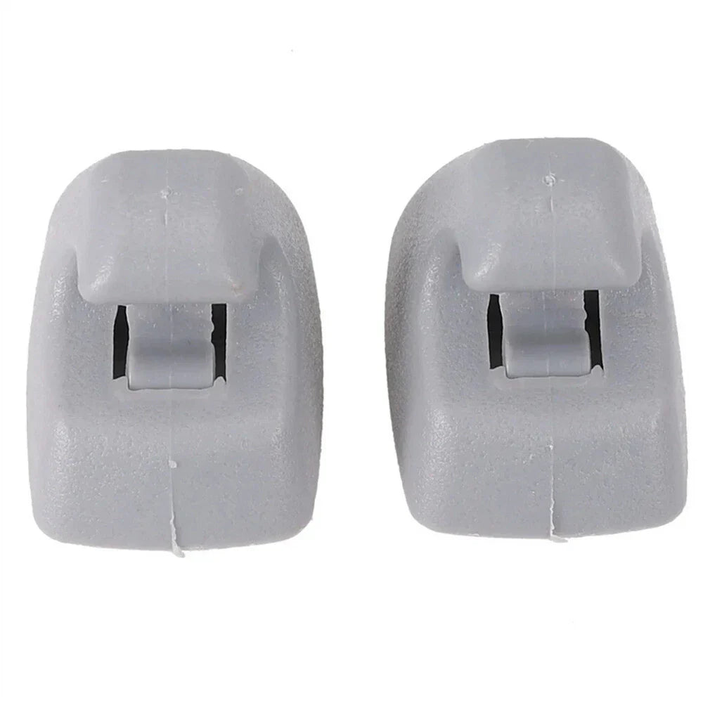 Gray Sun Visor Hook Clips for Buick Verano, Chevrolet Cruze, Sonic (2012-2017)