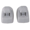Gray Sun Visor Hook Clips for Buick Verano, Chevrolet Cruze, Sonic (2012-2017)