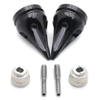 Pair Cone Handle Bar Ends for Honda CBR (1993–2007) Chrome