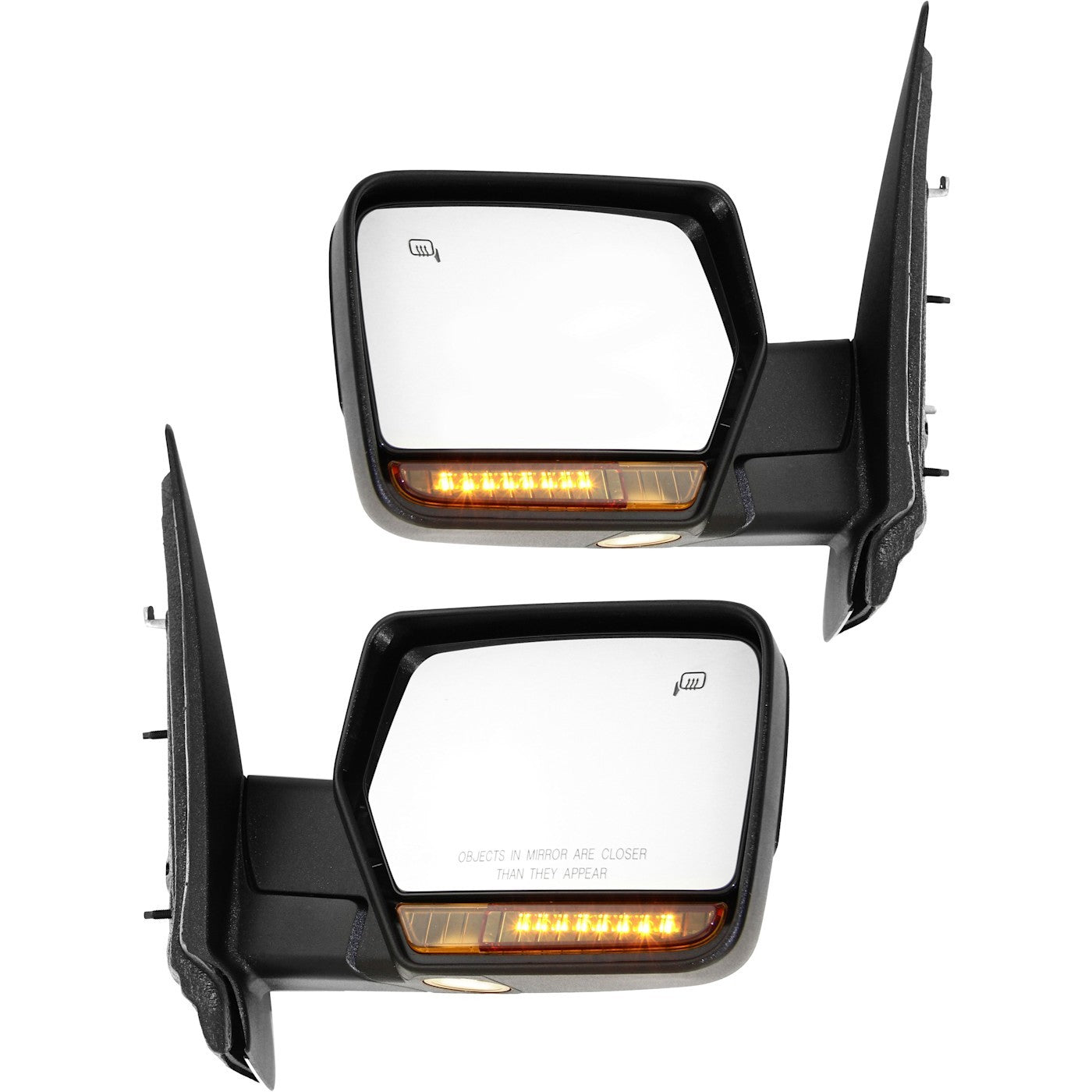 Heated Power Mirror Set for Ford Expedition (2007–2008) Chrome