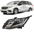 Headlight for Honda Odyssey (2018â2020) Projector Halogen Clear Lens