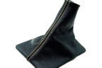 Shift Boot Cover for Ford Mustang (2005–2009) Yellow Stitch PVC Leather